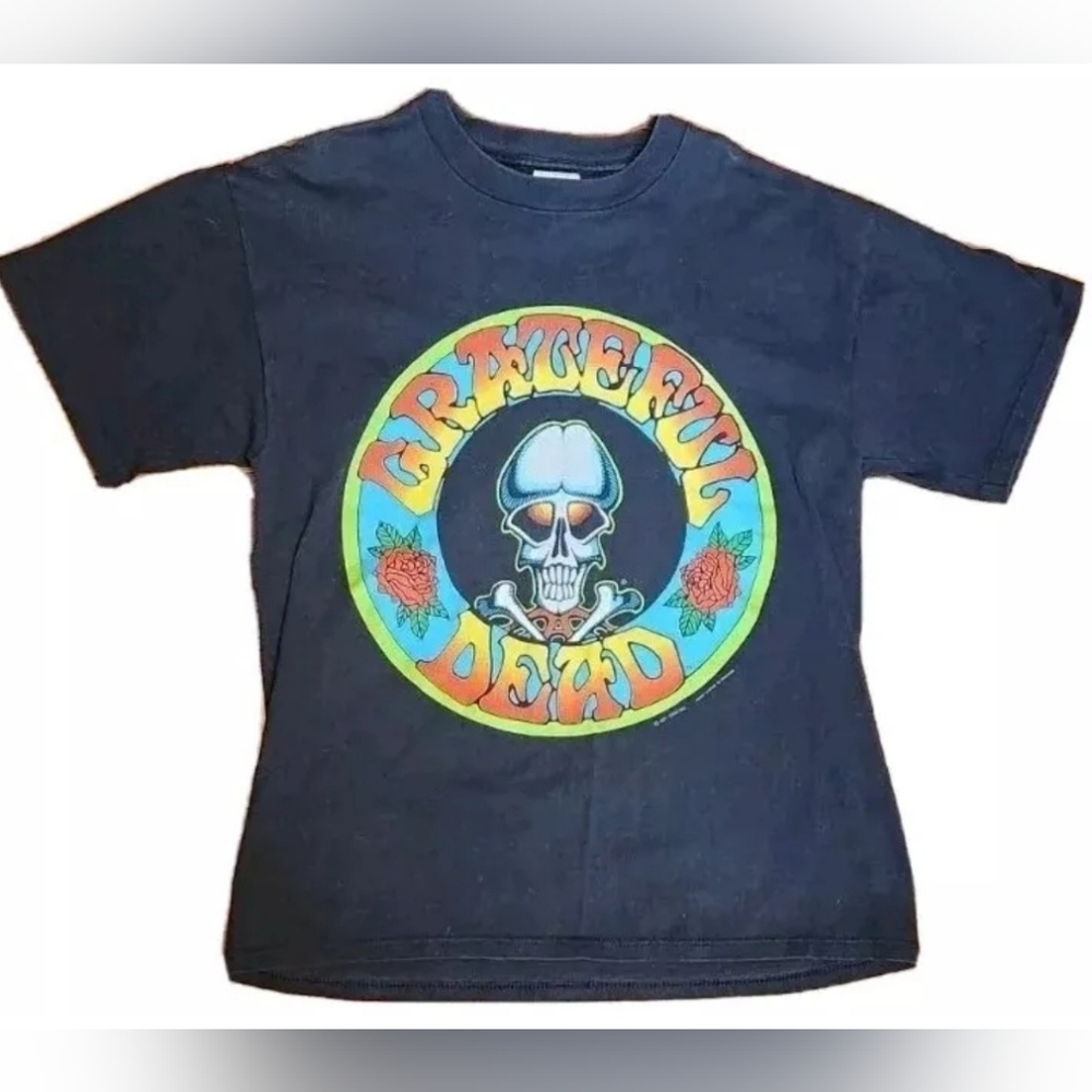 1991 Brockum Grateful Dead T Shirt Mens L Large Aoxomoxoa Skull Rick Griffin Art